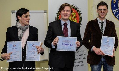 Konkurso Užaugink verslo idėją dalyviai